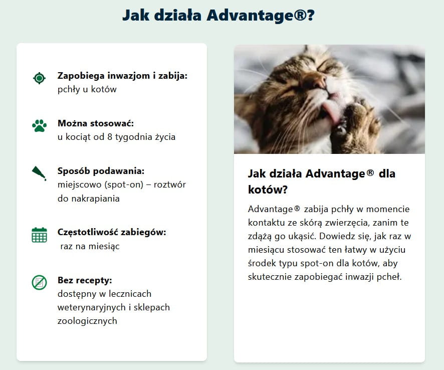 ADVANTAGE Roztwór do nakrapiania dla kotów do 4kg (4 x 0,4 ml).jpg
